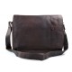 Leder herren damen tablet tasche notebook tasche messenger ledertasche dunkel braun