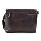 Leder herren damen tablet tasche notebook tasche messenger ledertasche dunkel braun