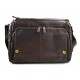 Leder herren damen tablet tasche notebook tasche messenger ledertasche dunkel braun