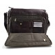 Leder herren damen tablet tasche notebook tasche messenger ledertasche dunkel braun