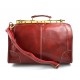 Bolso de cuero bolso de viaje doctor bag bolso doctor en piel bolso mujer bolso hombre rojo