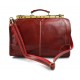 Sac docteur voyage en cuir doctor bag cuir sacoche femme homme rouge sac à main en cuir sac femme