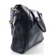 Damen leder tasche blau tasche handtasche ledertasche