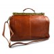 Leather doctor bag men travel honey women cabin luggage bag leather shoulder bag