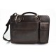 Sac à main cuir bandoulière sac homme femme marron fonce cuir sac d'épaule