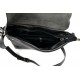 Bandolera de cuero bandolera hombro bolso bandolera piel bolso espalda negro