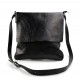 Shoulder bag for men leather black leather crossbody bag leather