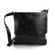 Bandoulière en cuir sac noir homme messenger sac d'épaule cuir