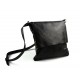 Shoulder bag for men leather black leather crossbody bag leather