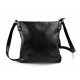 Shoulder bag for men leather black leather crossbody bag leather