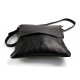 Bandoulière en cuir sac noir homme messenger sac d'épaule cuir