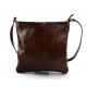 Bandoulière en cuir sac marron homme messenger sac d'épaule cuir