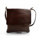 Shoulder bag for men leather brown leather crossbody bag leather