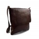 Bandoulière en cuir sac marron homme messenger sac d'épaule cuir