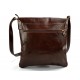 Bandoulière en cuir sac marron homme messenger sac d'épaule cuir