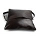 Shoulder bag for men leather dark brown leather crossbody bag leather