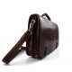 Leather shoulder bag messenger rigid bag ladies mens handbag leather bag satchel carry on brown crossbody
