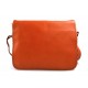 Borsa pelle uomo messenger uomo donna tracolla postino messenger pelle arancio