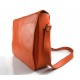 Borsa pelle uomo messenger uomo donna tracolla postino messenger pelle arancio