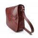 Bolso messenger de piel bandolera de cuero bolso de hombre piel bolso de espalda rojo