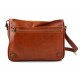 Bolso messenger de piel bandolera de cuero bolso de hombre piel bolso de espalda miel