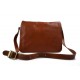 Bolso messenger de piel bandolera de cuero bolso de hombre piel bolso de espalda miel