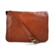 Bolso messenger de piel bandolera de cuero bolso de hombre piel bolso de espalda miel