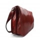 Borsa uomo messenger tracolla postino donna vera pelle rosso