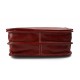 Messenger bandoulière en cuir sac en cuir sac homme messenger sac d'épaule traverser rouge