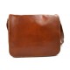 Leather messenger bag mens leather bag honey shoulder bag