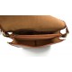 Leather messenger bag mens leather bag honey shoulder bag