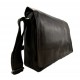 Genuine italian leather shoulderbag notebook messenger bag ipad laptop ladies men green