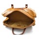 Travel bag leather duffle bag leather duffel bag yellow - honey for men women travel bag luggage weekender bag