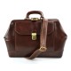 Borsa doctor bag borsa medico pelle doctor bag a mano con manico in pelle borsa pelle uomo donna marrone cartella pelle