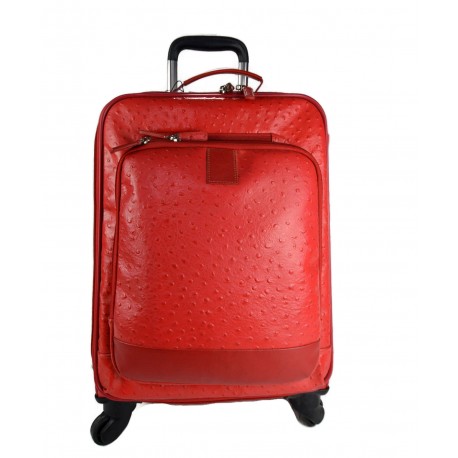 Amperio filtrar rasguño Maleta de avion in piel rojo trolley rígida maleta de cuero