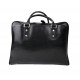 Borsa messenger pelle borsa notebook borsa tablet uomo donna nero