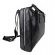 Borsa messenger pelle borsa notebook borsa tablet uomo donna nero