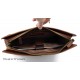 Leather satchel mens leather messenger ladies handbag shoulderbag ipad tablet holder leather bag brown