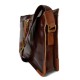 Leather satchel mens leather messenger ladies handbag shoulderbag ipad tablet holder leather bag dark brown