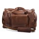 Travel bag leather travel duffle bag XXL big leather carry on hand held travel shoulder bag leather gym bag brown duffel