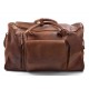 Travel bag leather travel duffle bag XXL big leather carry on hand held travel shoulder bag leather gym bag brown duffel