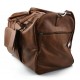 Travel bag leather travel duffle bag XXL big leather carry on hand held travel shoulder bag leather gym bag brown duffel