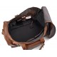 Travel bag leather travel duffle bag XXL big leather carry on hand held travel shoulder bag leather gym bag brown duffel