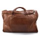 Travel bag leather travel duffle bag XXL big leather carry on hand held travel shoulder bag leather gym bag brown duffel