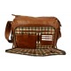 Borsa pelle notebook porta ipad porta laptop in pelle miele messenger uomo donna