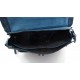 Borsa pelle notebook porta ipad porta laptop in pelle blu messenger uomo donna