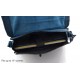 Borsa pelle notebook porta ipad porta laptop in pelle blu messenger uomo donna