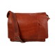 Borsa pelle notebook porta ipad porta laptop in pelle arancione messenger uomo donna