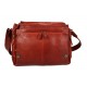 Borsa pelle notebook porta ipad porta laptop in pelle rosso messenger uomo donna