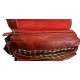 Borsa pelle notebook porta ipad porta laptop in pelle rosso messenger uomo donna